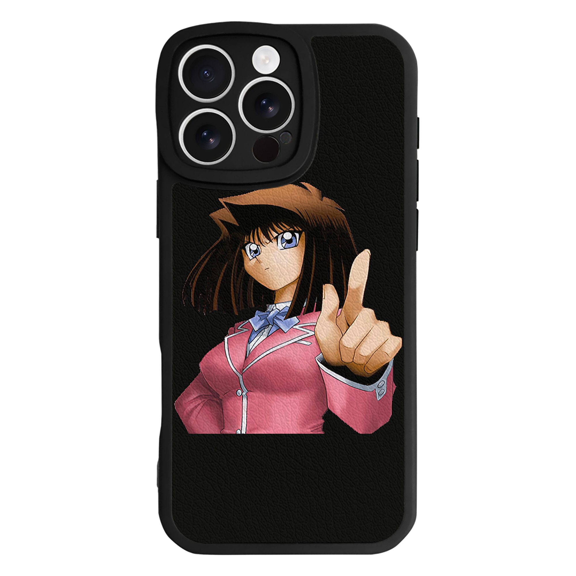 遊☆戯☆王 Yu-Gi-Oh! 【iPhone 16シリーズ対応】シリコンスマホケース（レザー調） 材質：シリコン